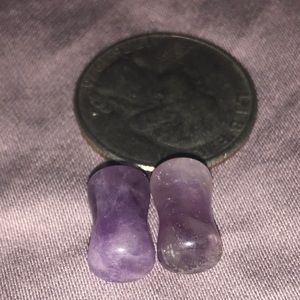 Gorgeous Purple Amethyst 2g Plugs